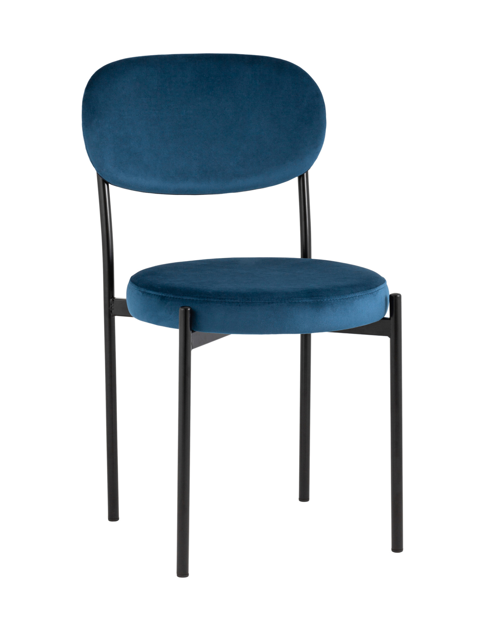 Стул Бриф велюр синий Stool Group