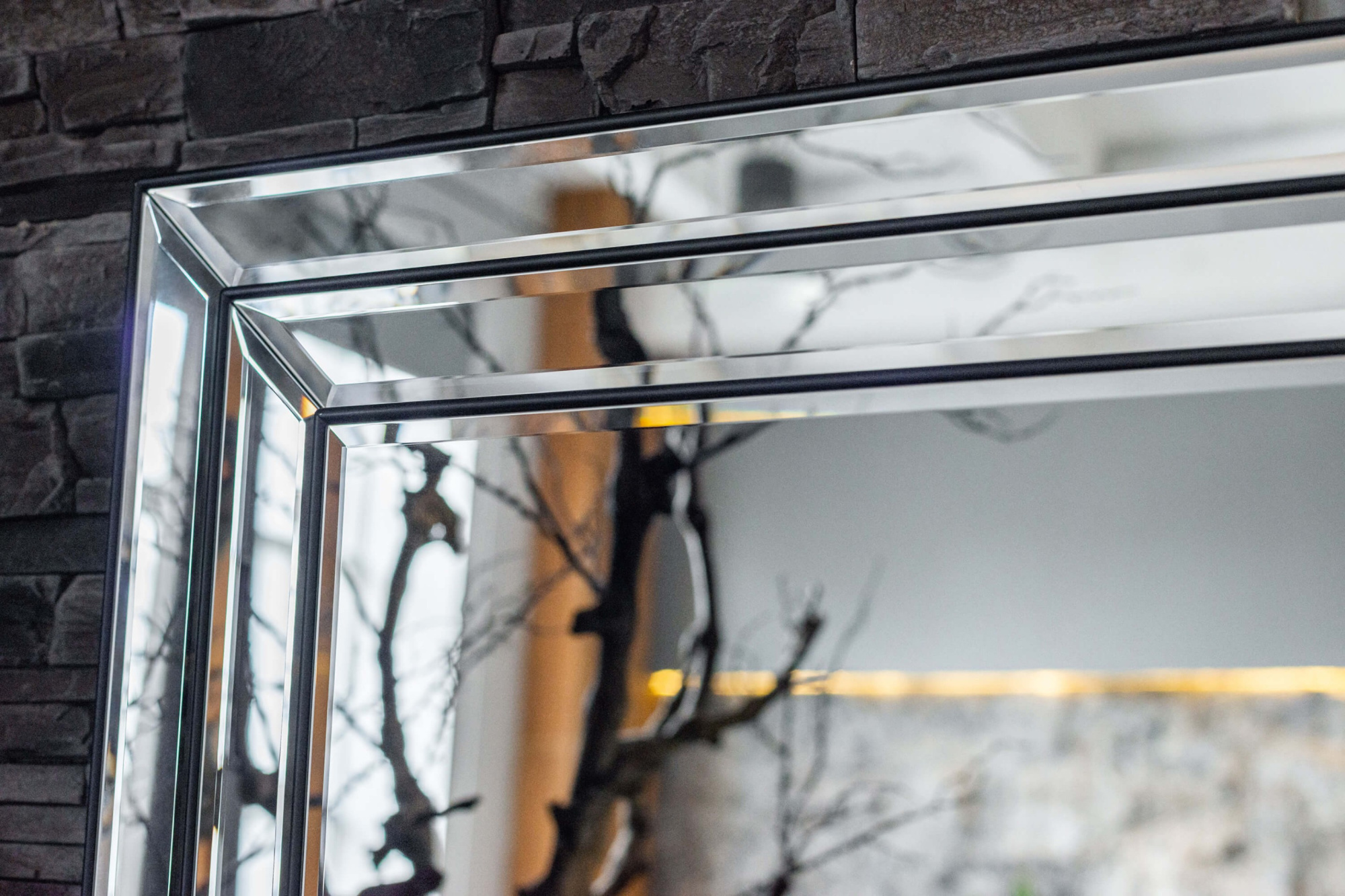 Зеркало BountyHome Ruiz Black mv214-black