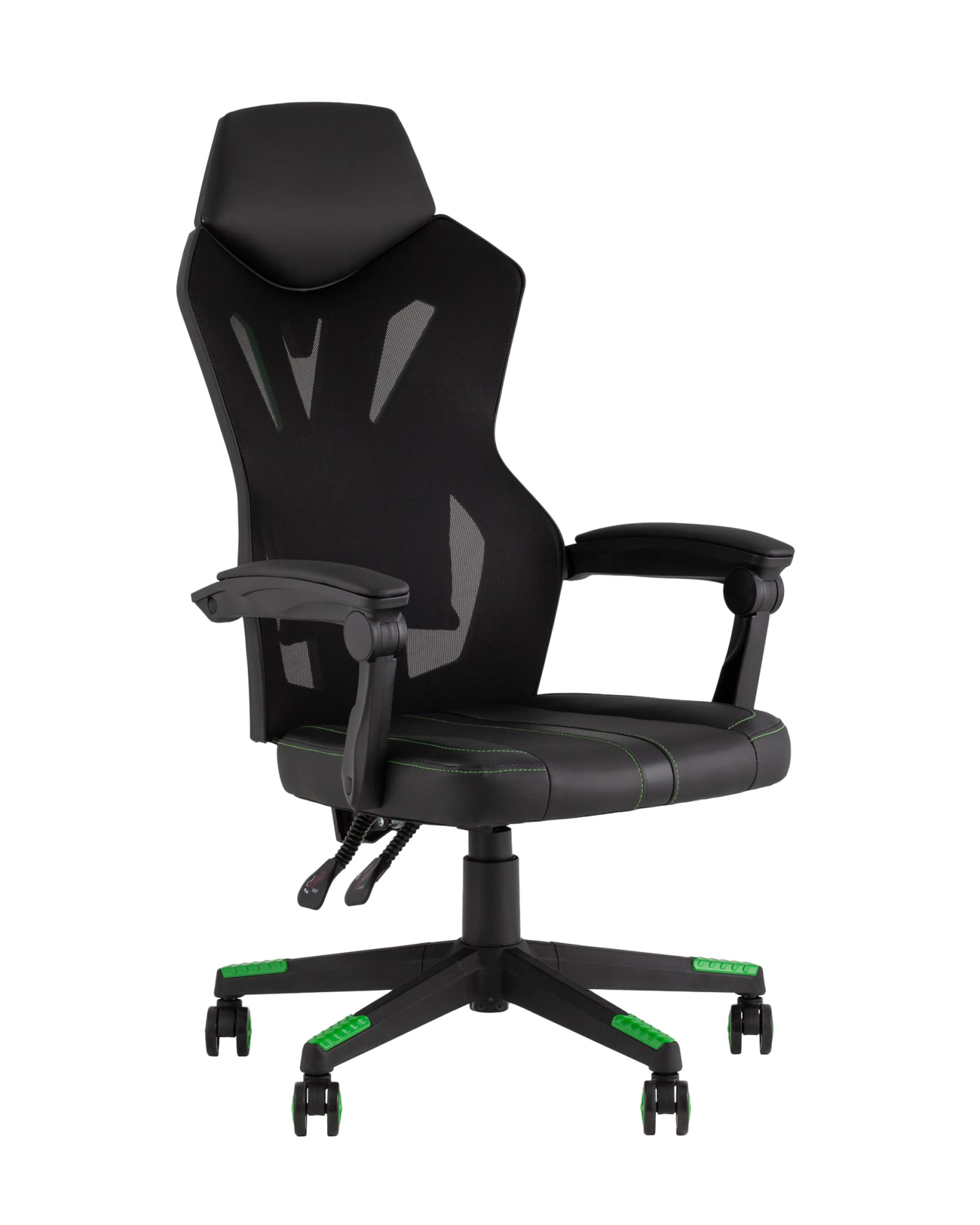 Кресло спортивное TopChairs Айронхайд зеленый Stool Group