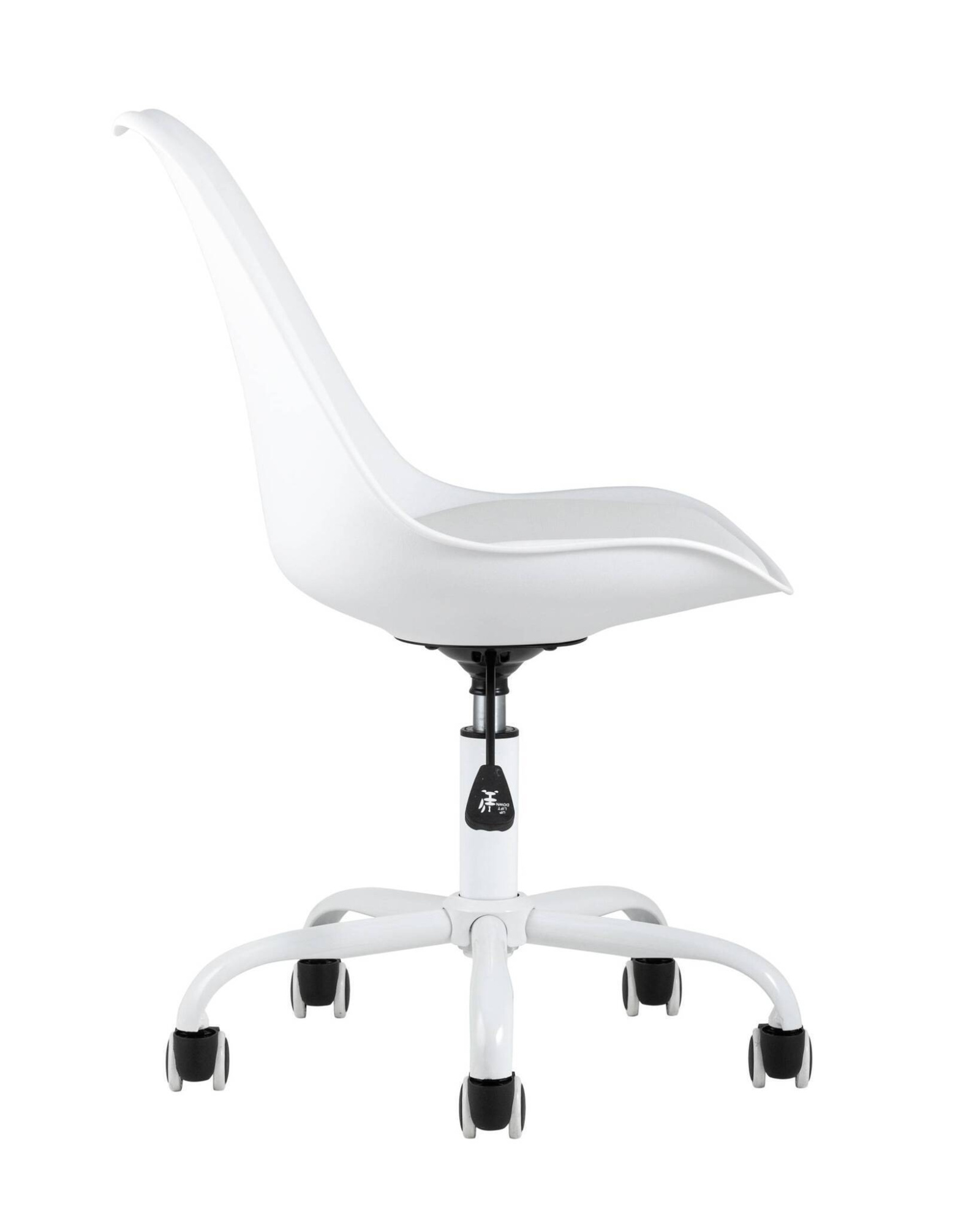 Стул офисный Blok пластиковый белый Stool Group