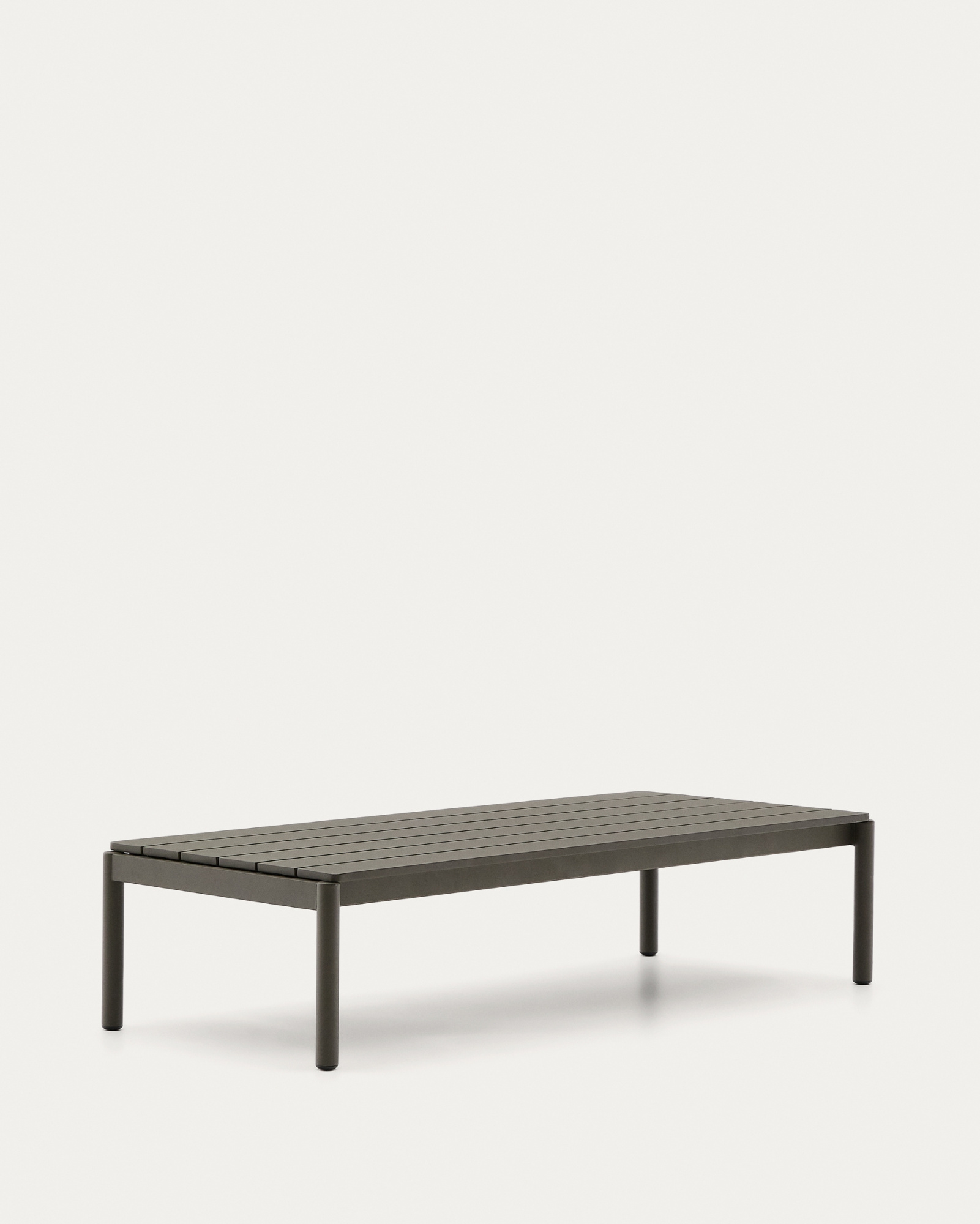 Журнальный столик Sorells из зеленого алюминия 63 x 149 см La Forma 251402
