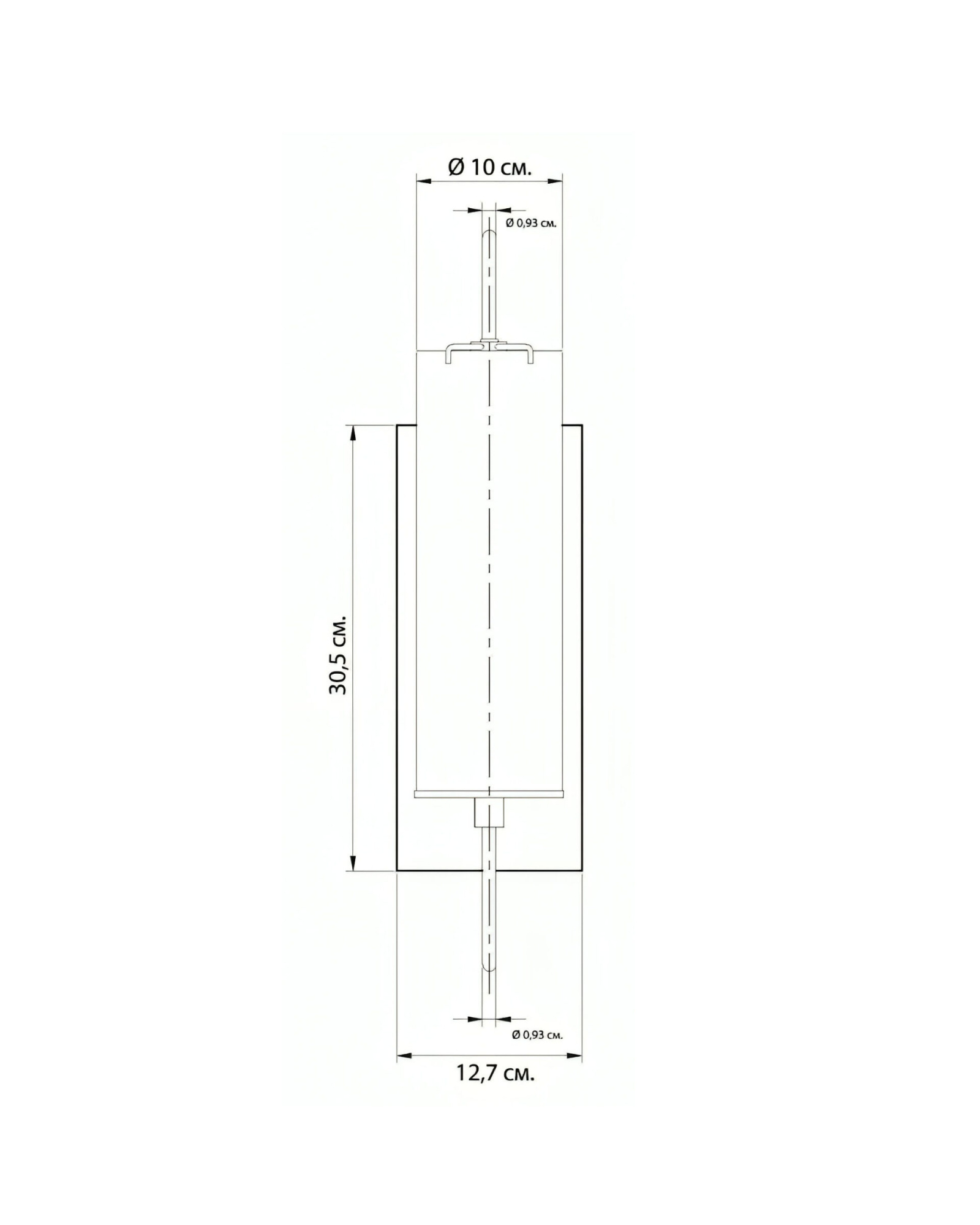 Серебристый настенный светильник Нэш Louvre Home LHLSC070224XNP