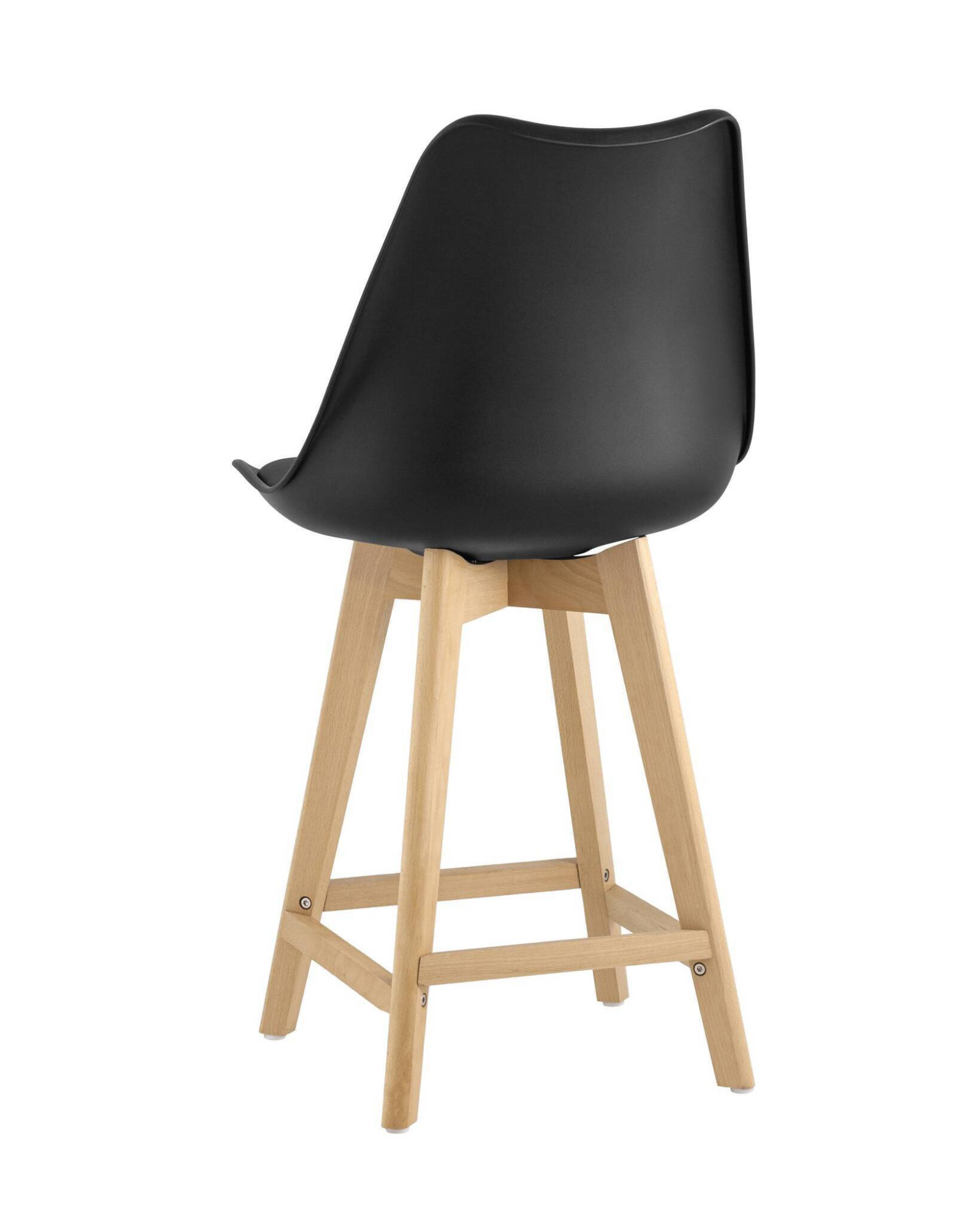 Стул полубарный FRANKFURT черный Stool Group
