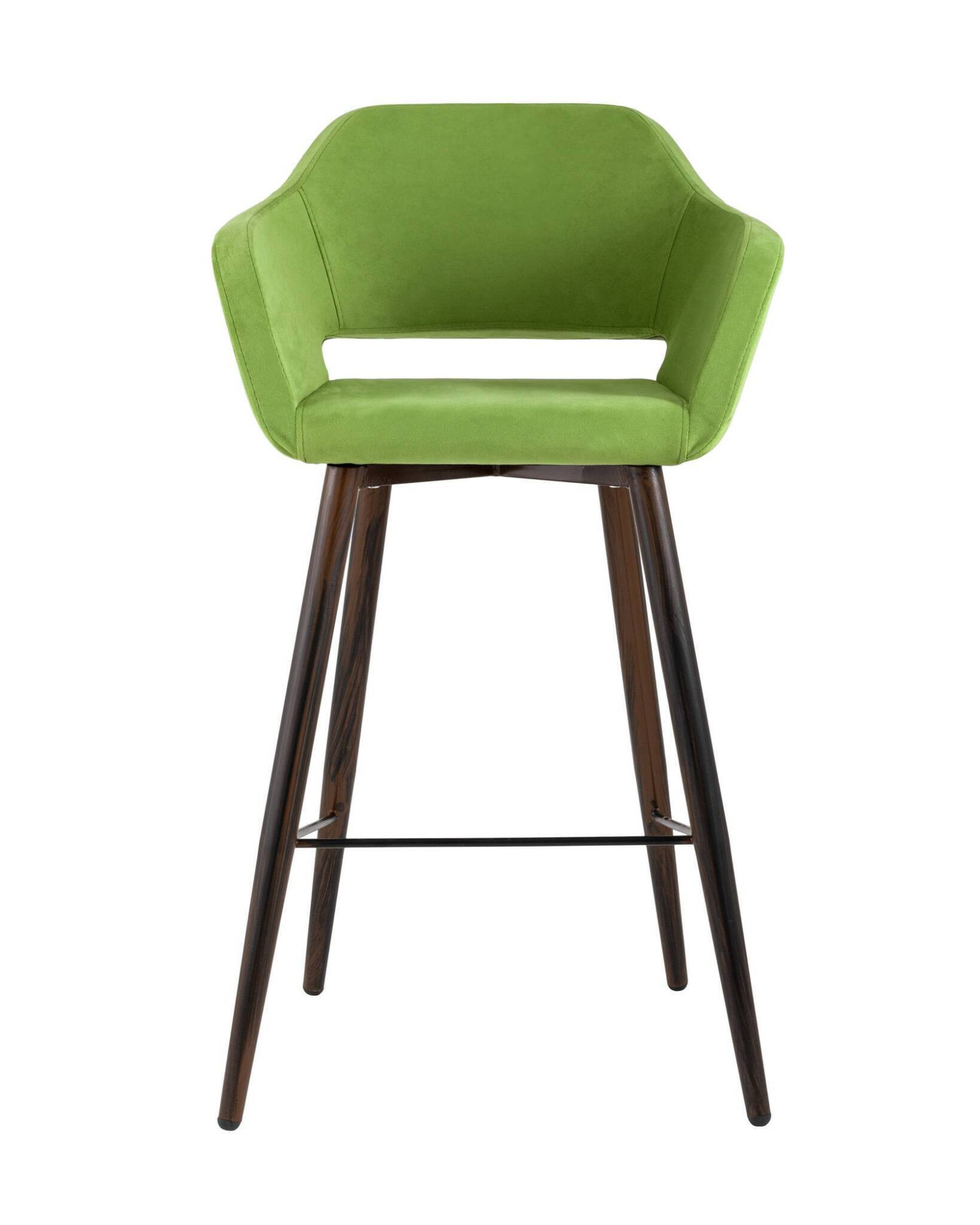 Стул барный Саймон велюр травяной Stool Group