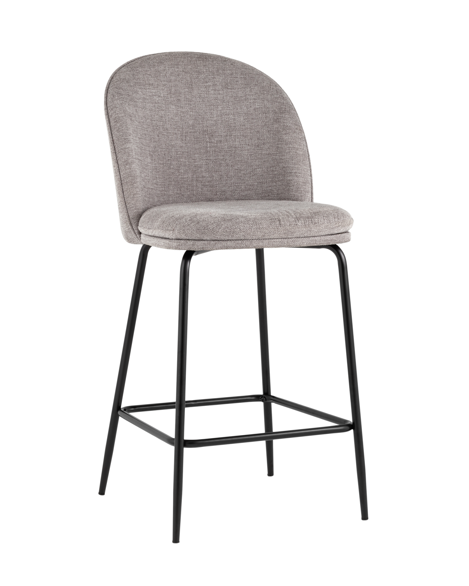 Стул полубарный Echo светло-серый Stool Group