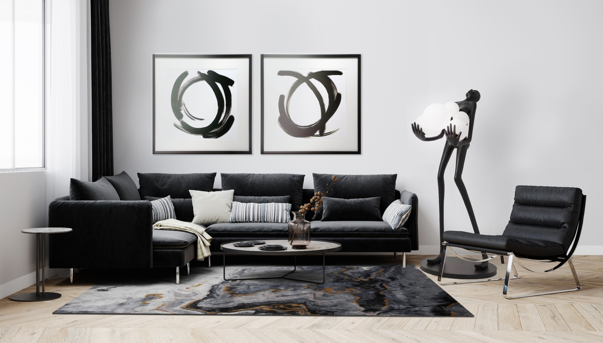 Ковер Carpet Decor Querry Grey  C1313