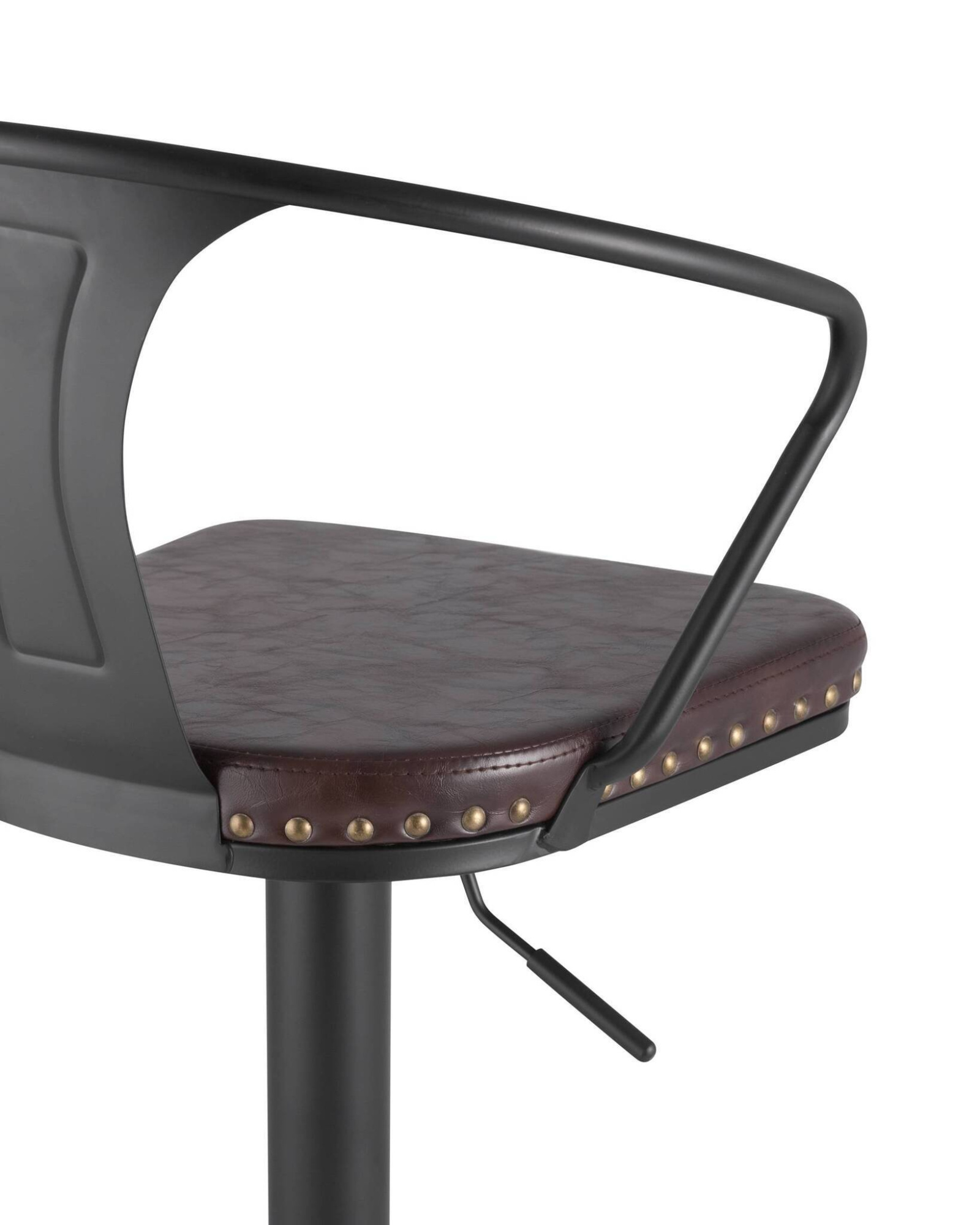 Стул барный TOLIX ARMS SOFT черный матовый Stool Group