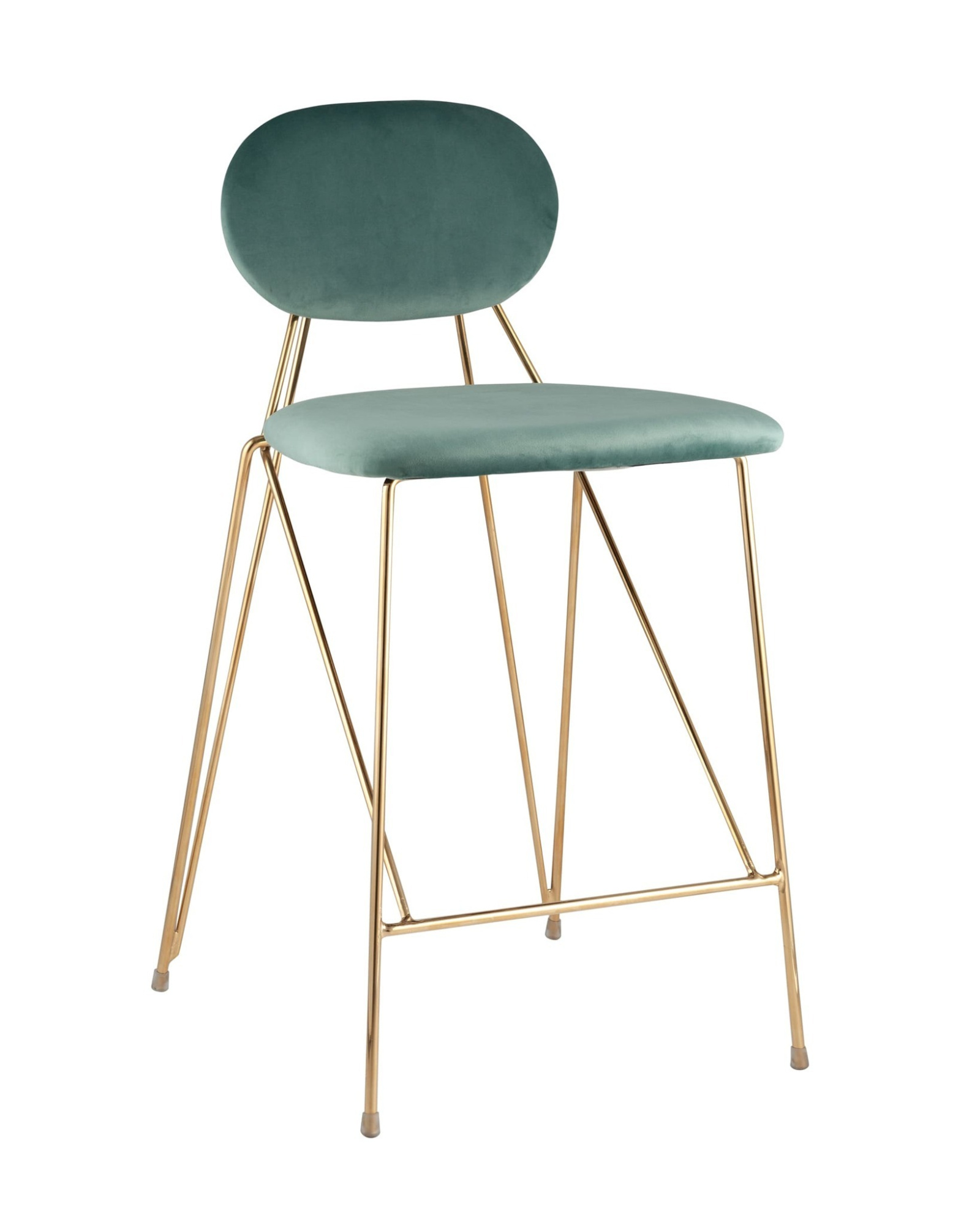 Стул Элис полубарный мятный Stool Group