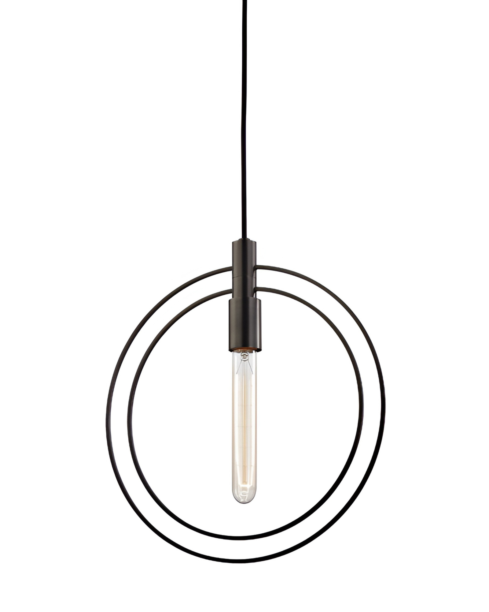 Чёрный подвесной светильник Бекки Louvre Home JJ11137-1DA