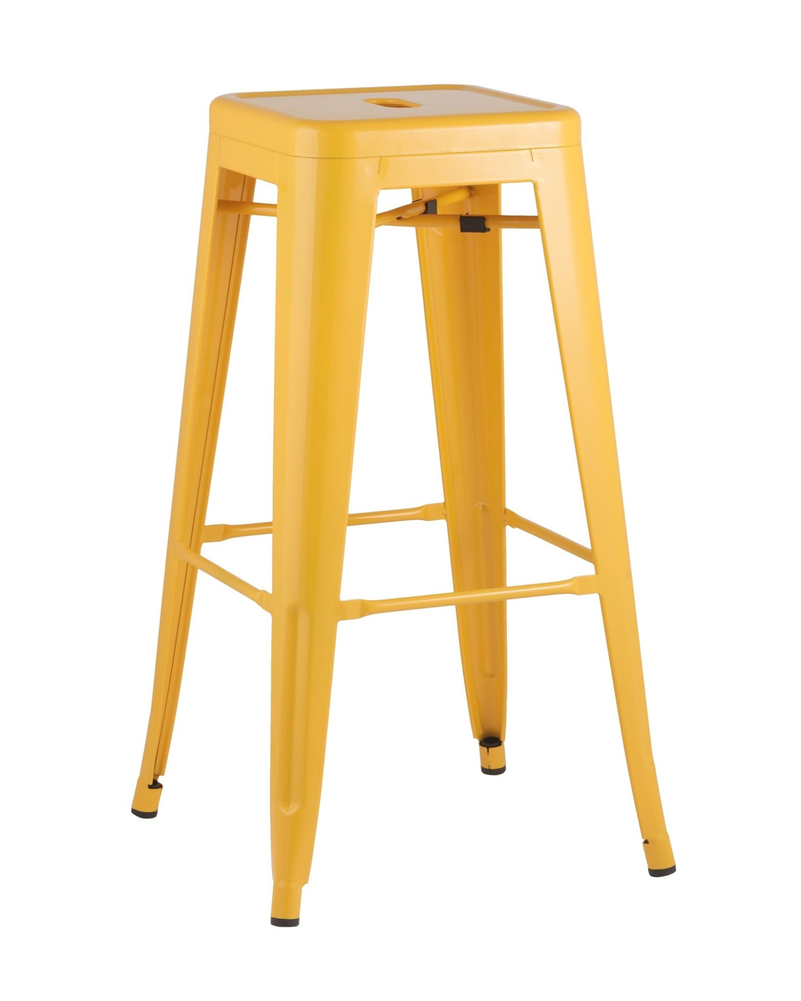 Стул барный TOLIX желтый глянцевый Stool Group