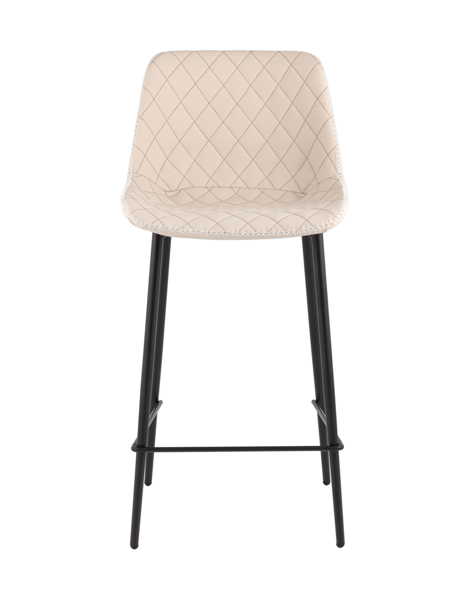 Стул барный Arch экокожа светло-серый Stool Group