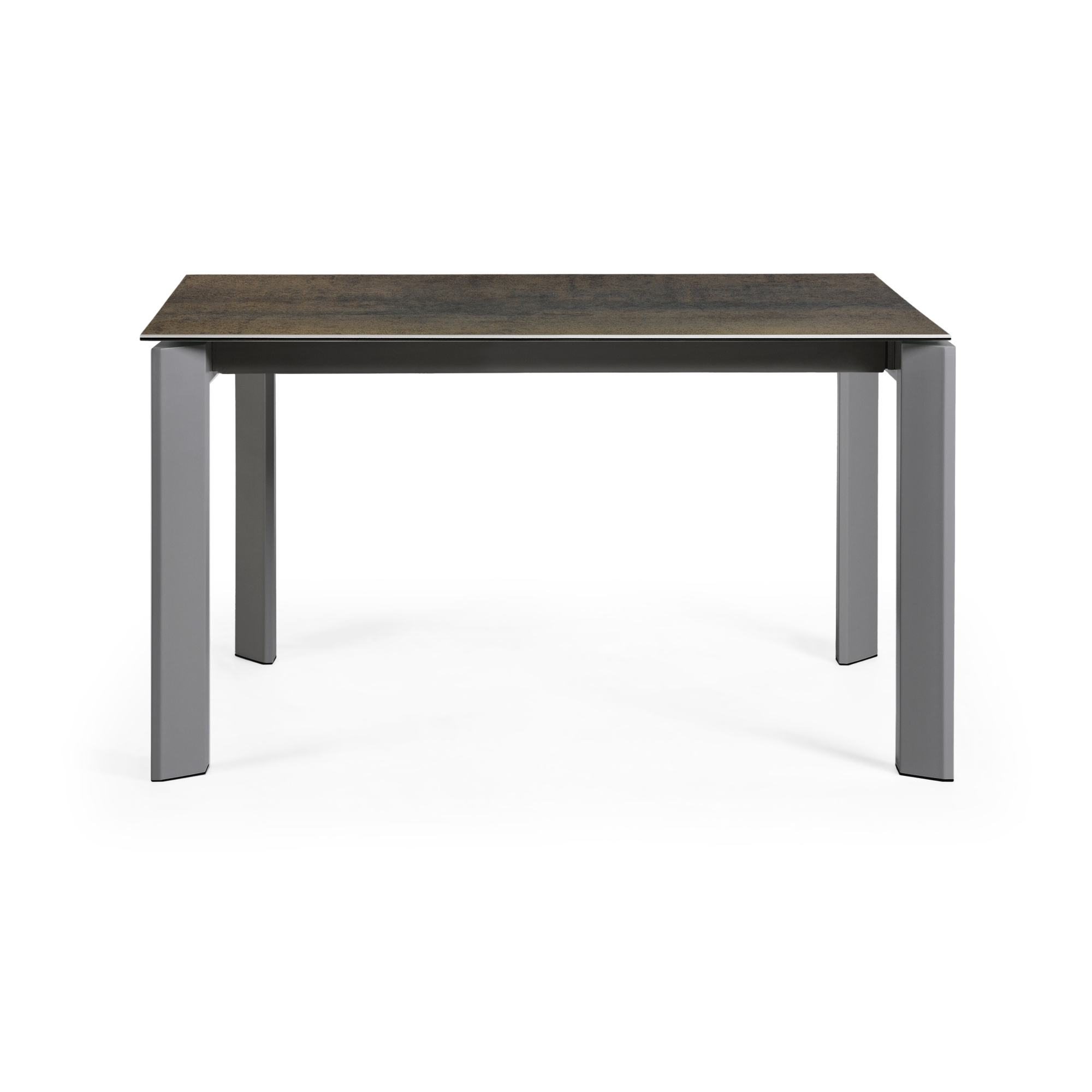 Стол Atta 140 (200) x90 антрацит, темно-коричневый, керамика La Forma (ex Julia Grup)