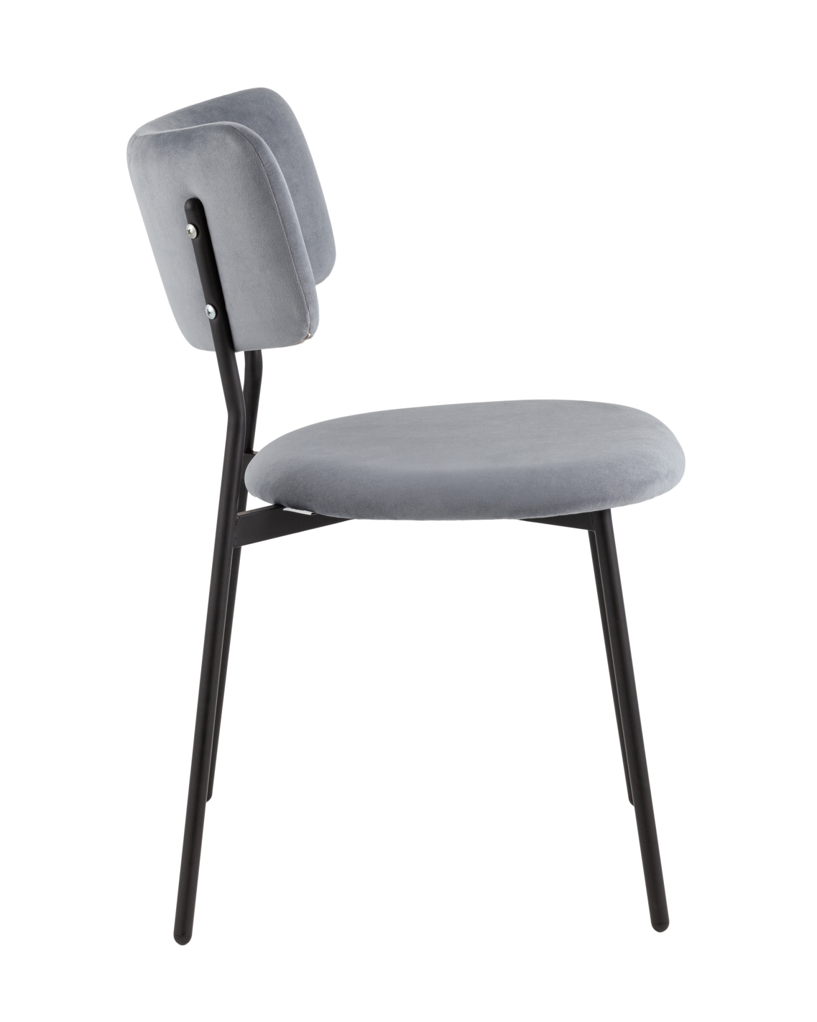 Стул Амелия велюр серо-голубой Stool Group