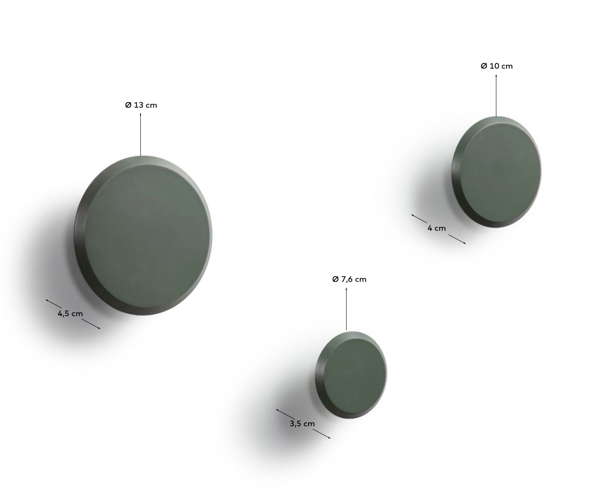 Набор вешалок Nadua зеленый La Forma (ex Julia Grup)