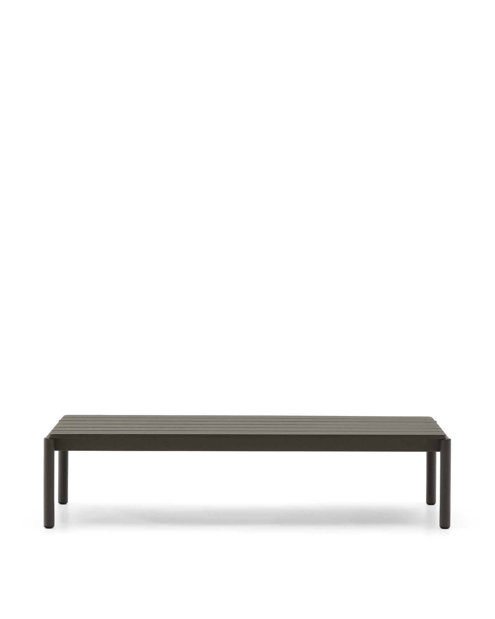 Журнальный столик Sorells из зеленого алюминия 63 x 149 см La Forma 251402