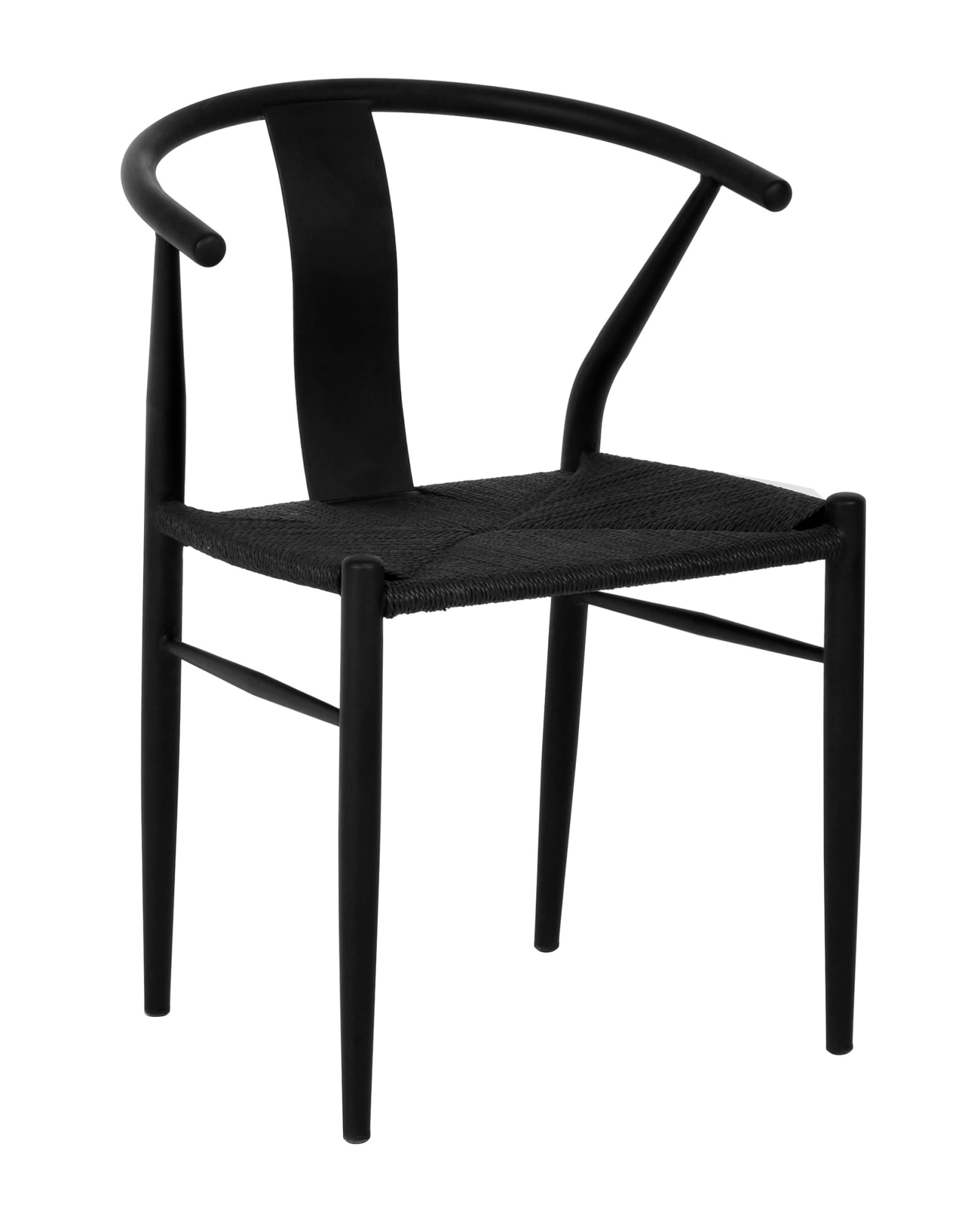 Стул обеденный Wishbone Style черный Stool Group