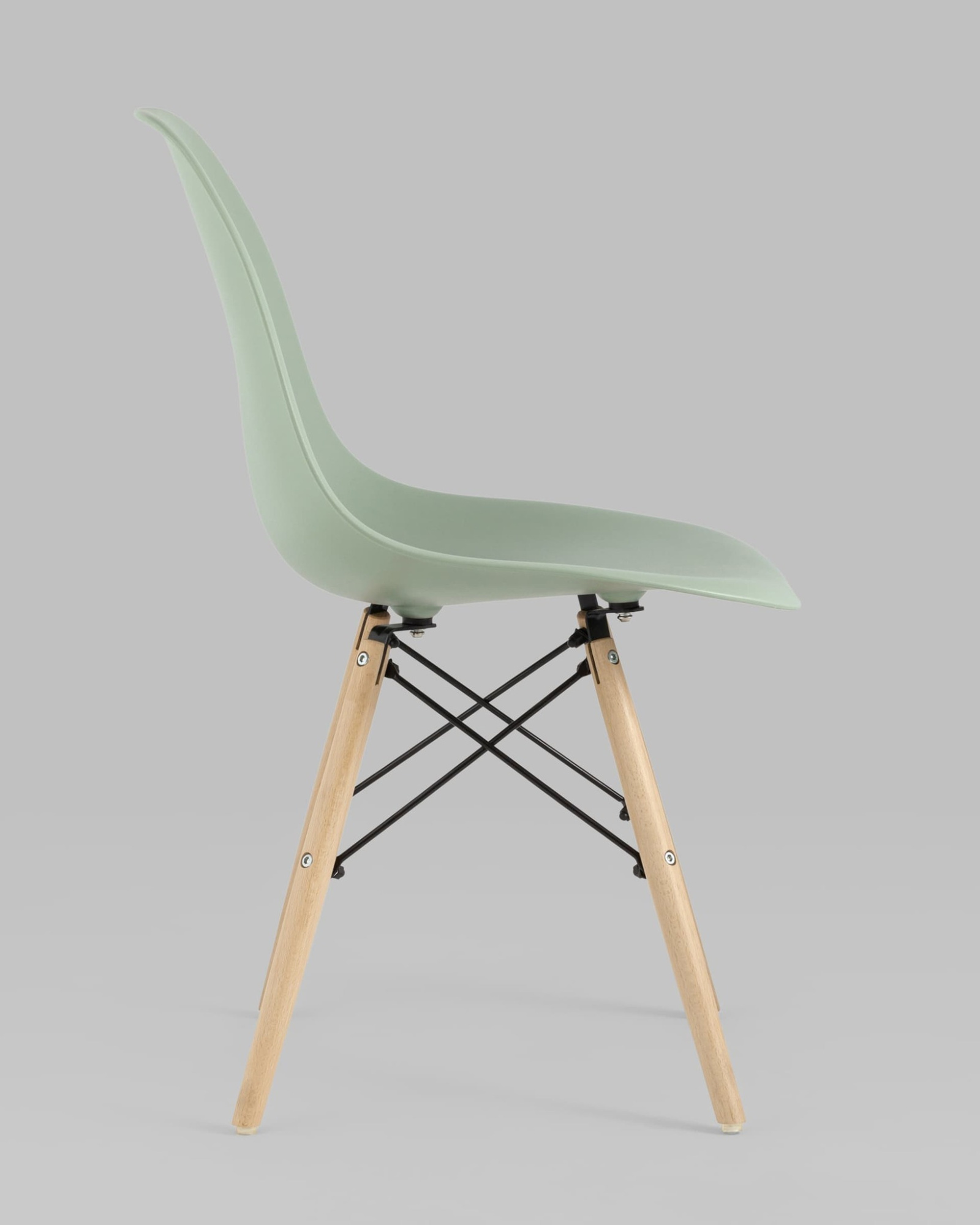 Стул DSW серо-зеленый Stool Group