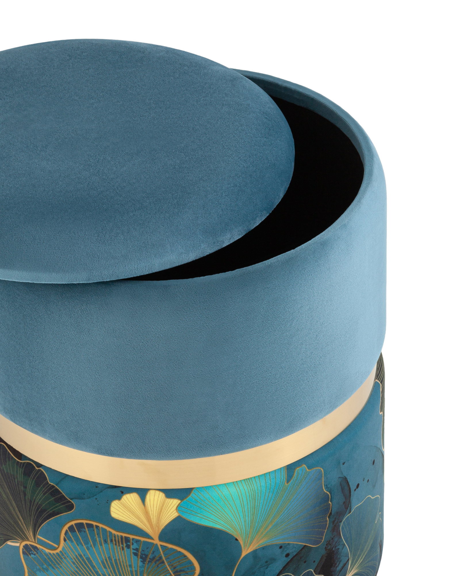 Пуф Кэрри с ящиком велюр Gingko Stool Group