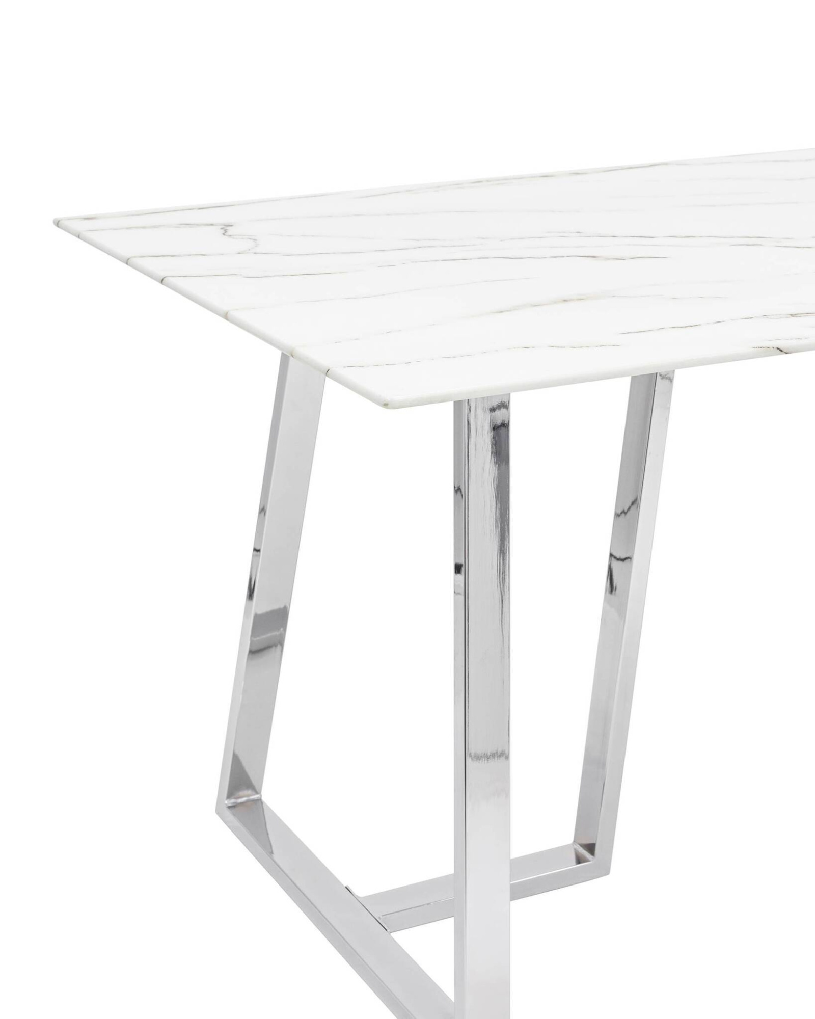 Стол обеденный Даллас 160*90 белый стеклянный Stool Group