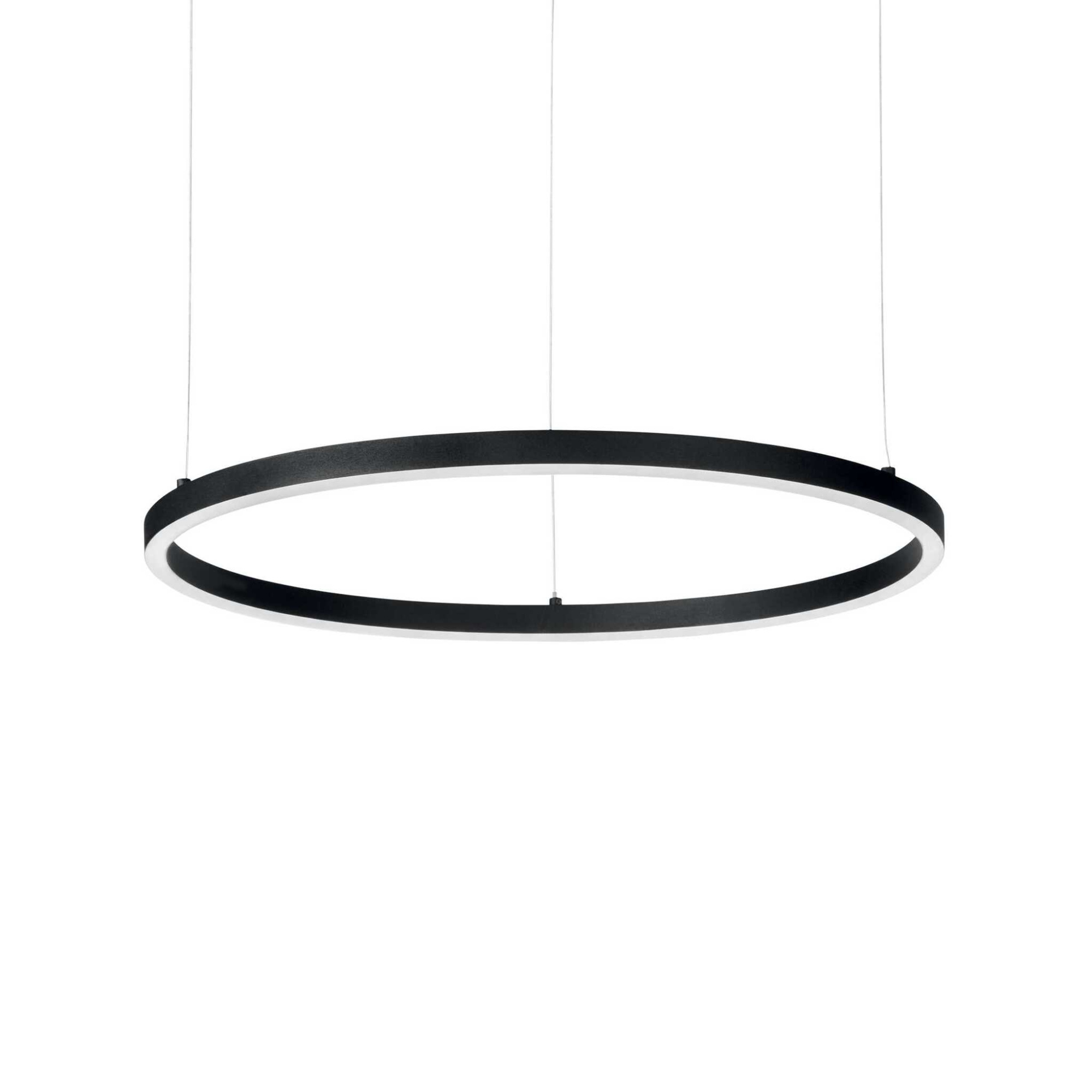 Потолочный светильник Ideal Lux ORACLE SLIM SP D090 ROUND 3000K ON-OFF BK 229508