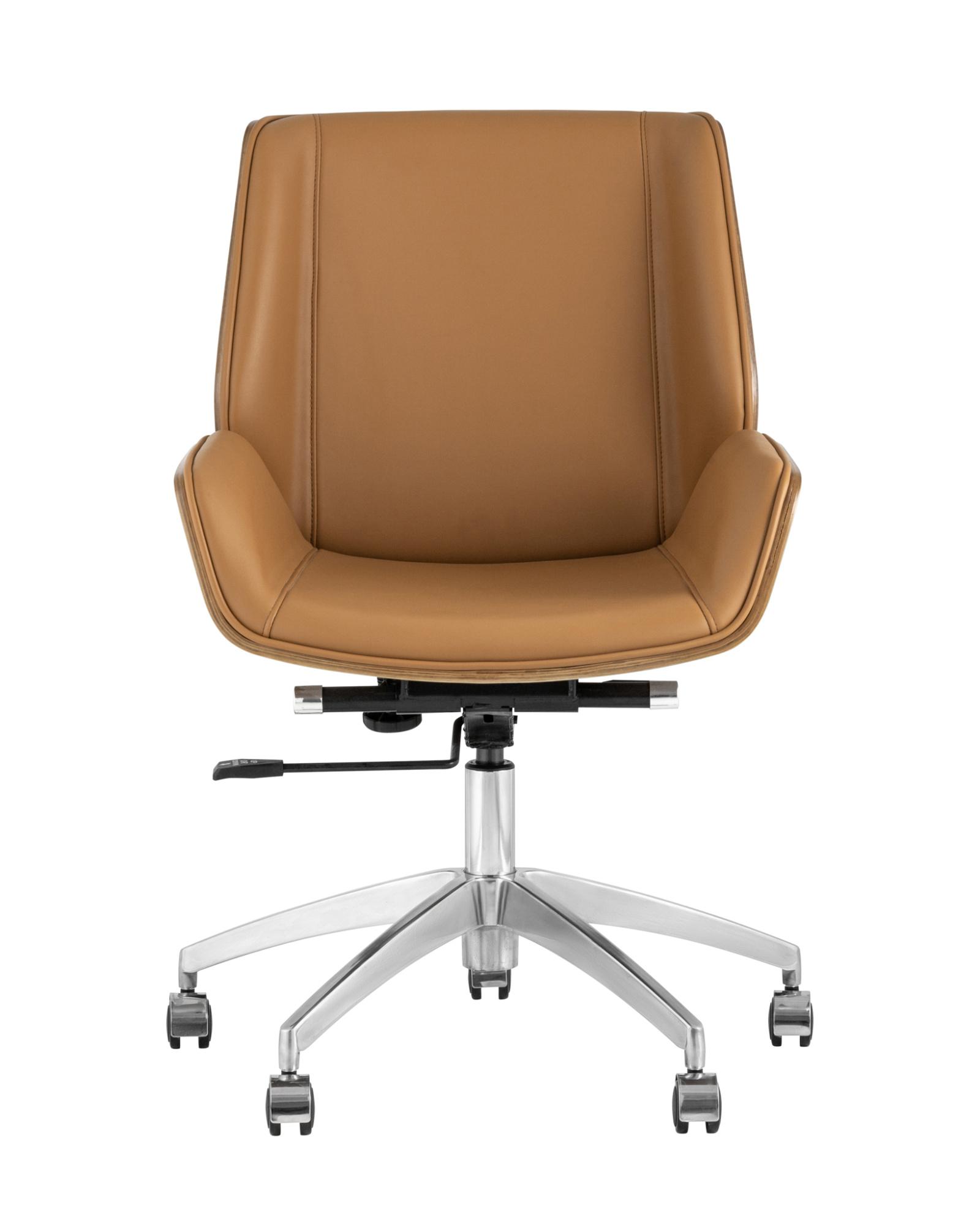 Кресло офисное TopChairs Crown NEW, коричневое TopChairs