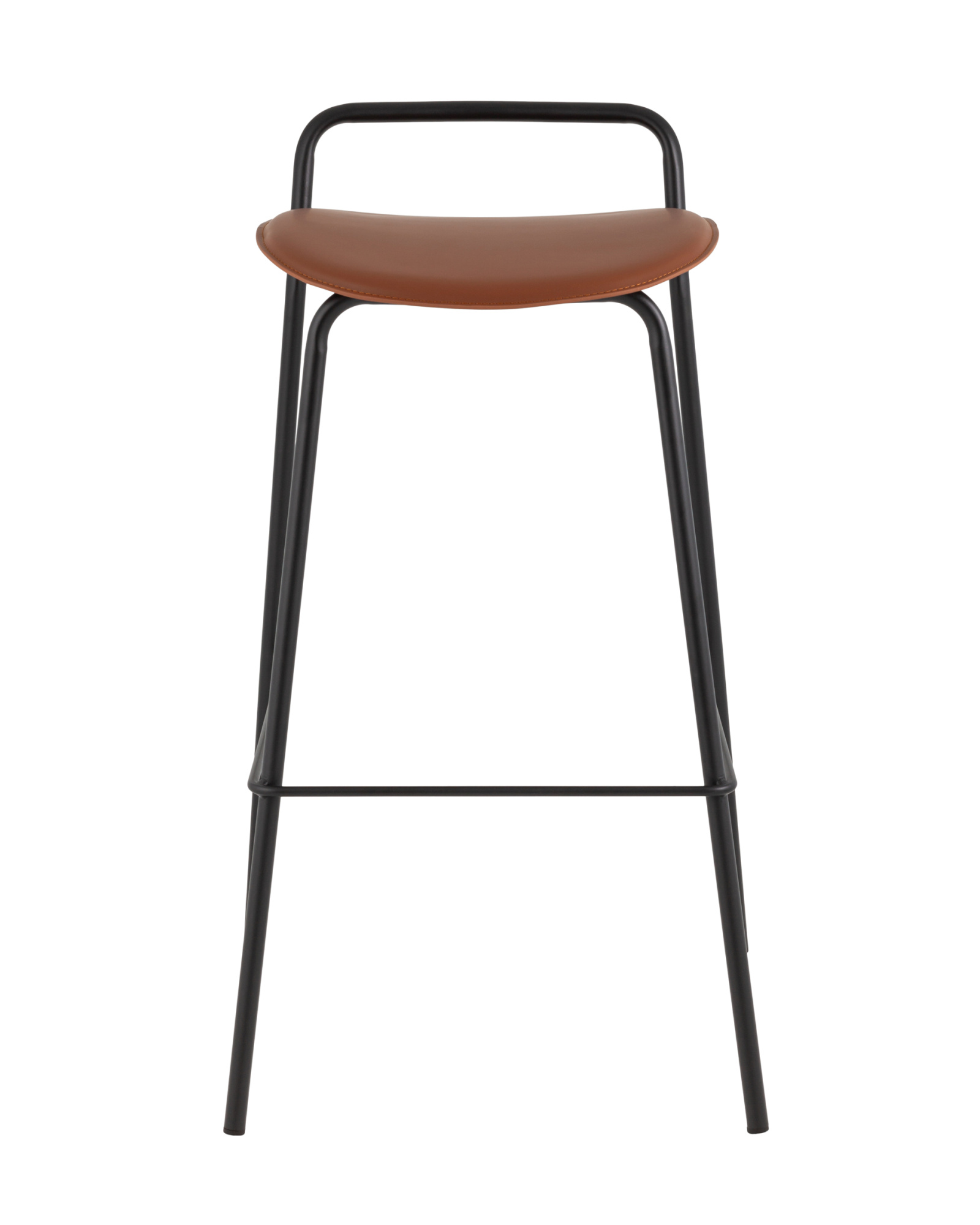 Стул барный Mantis экокожа коричневый Stool Group