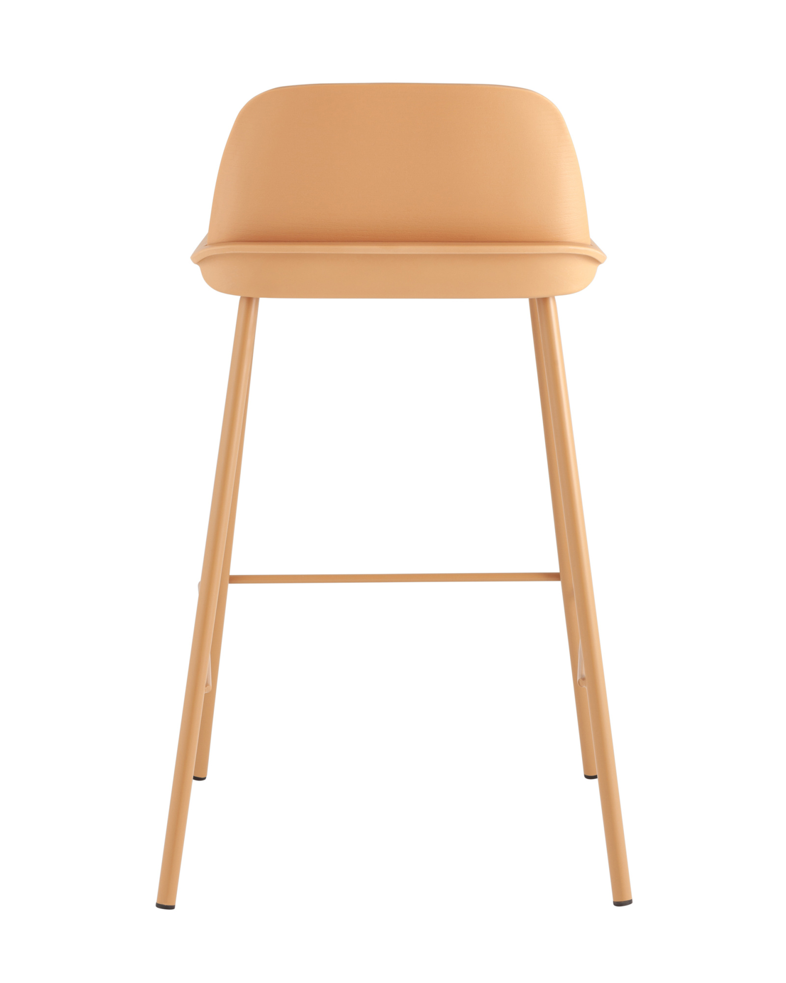 Стул полубарный Mist желтый Stool Group