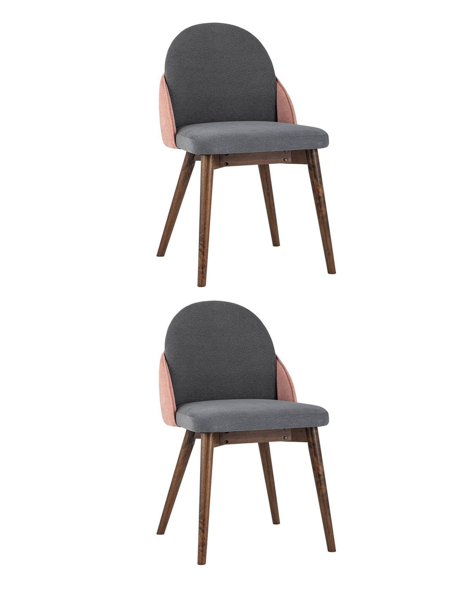 Стул HELGA темно-серый/коралловый 2 шт. Stool Group