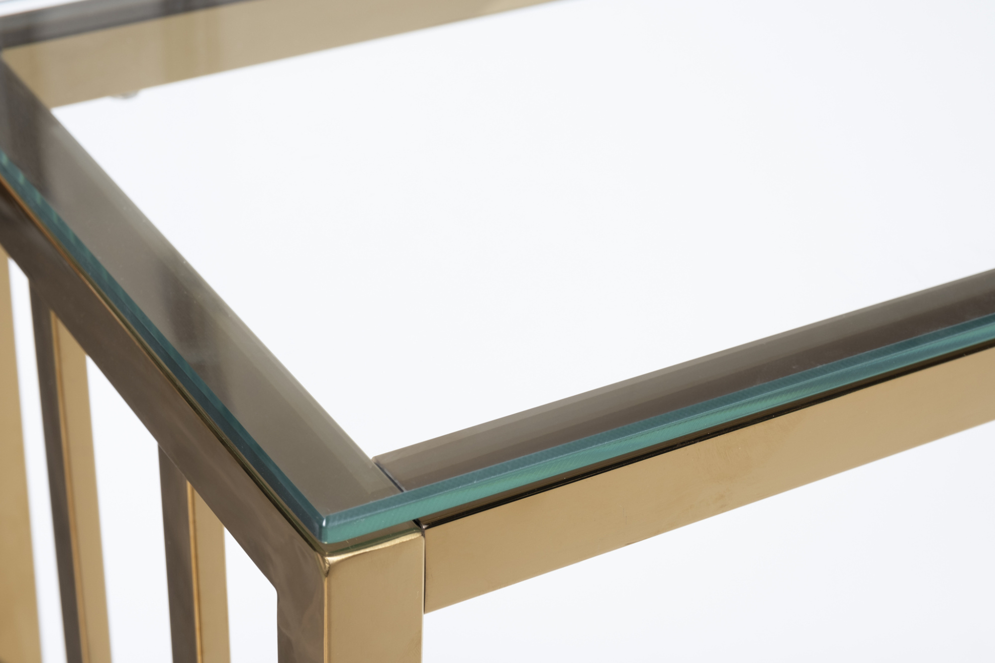 Консоль прозрачное стекло/золото Garda Decor 47ED-CST072GOLD