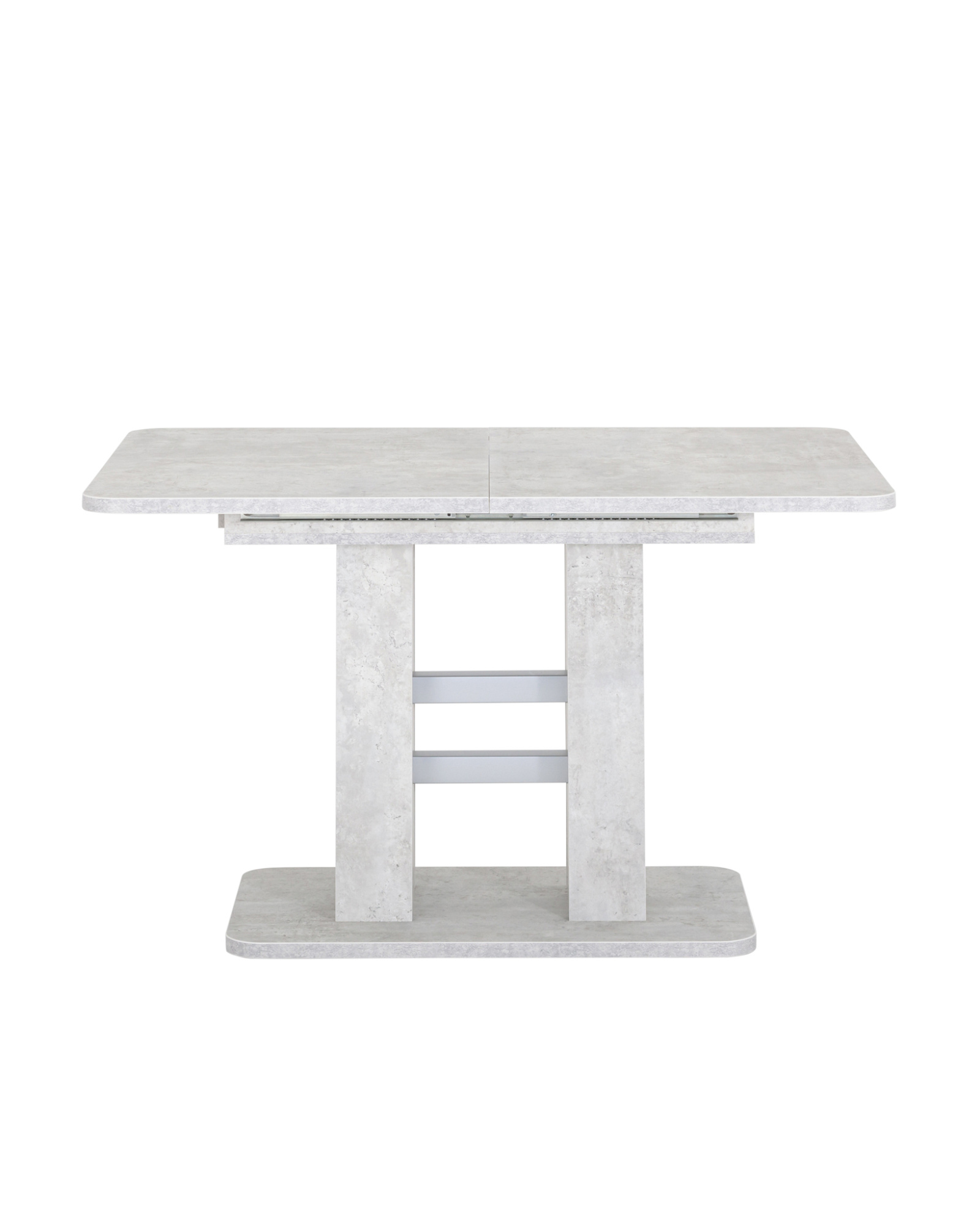 Стол Elephant раскладной 120-160*80 бетон/алюминий Stool Group