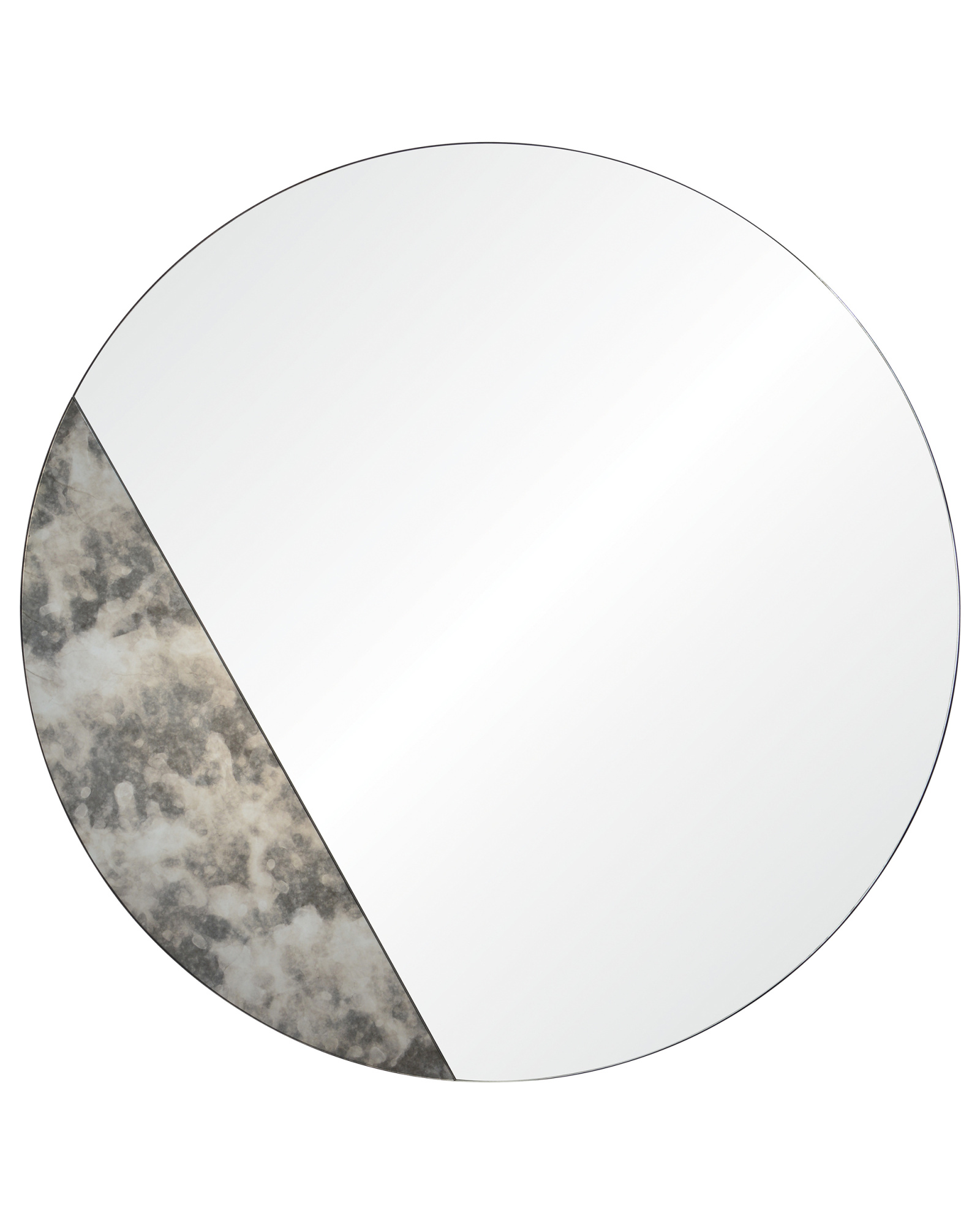 Круглое зеркало в раме Хьюз Louvre Home LHDWM8535ZYH